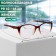 Ready glasses GA0555 (color: C1 brown; diopter: + 3; tint: no)