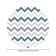 The tablecloth on the table “Grace of zigzags”, round, oxford, elastic band, size 120x120 cm, diameter 75-100 cm