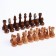 Chess figures are tournament, wood, king 10.5 cm, d-3.5, paw 5.6 cm, d-3 cm