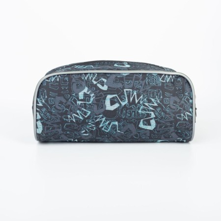 Lightning cosmetic bag, gray/blue color-1