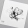 Black Black Tattoo “Black. Hearts” 6x6 cm