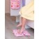Garbage rug, "cats", 30x36 cm, for retraining, pink