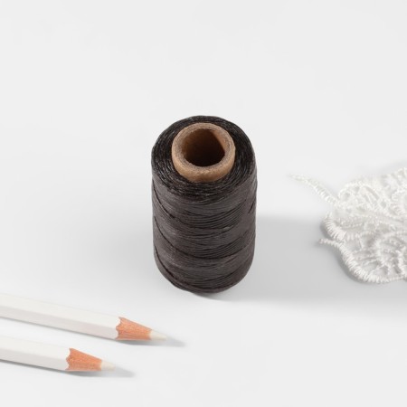 The threads are waxed, flat, 210d/16, 1 mm, 50 ± 2 m, dark gray color-2
