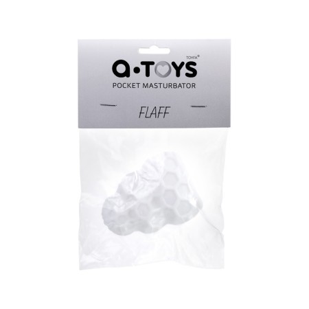 Masturbator A-Toys Flaff, TPE, white color, 8cm, D 2.9 cm-12