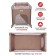 Arena playing children's playpen, brown color