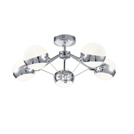 Freya FR5009CL-05CH Silvia ceiling lamp, 582x582x237 mm, E14, 5x60W, chromium color