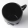 Ceramic "Obsidian" mug, black, 350 ml, black color