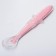 Spoon silicone children's "giraffes", pink color