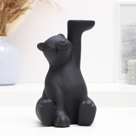 Figure "Bear" black, 17cm