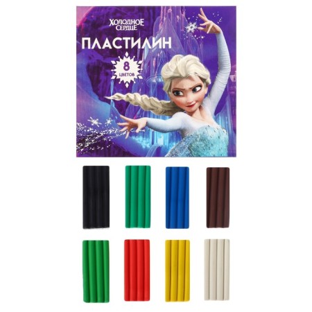 Plasticine 8 colors 120 g "Cold heart"-6