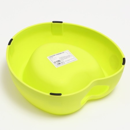 Heart bowl 23.5 x 22 x 6 cm, green-3