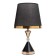 Celeste table lamp E27 40W black and gold 25x25x42.5 cm Risalux
