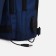 Male sling bag from textiles, with USB, blue color