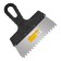 Facade spatula "remocolor" 12-7-200, stainless steel, plastic, tooth 6x6 mm, 200 mm