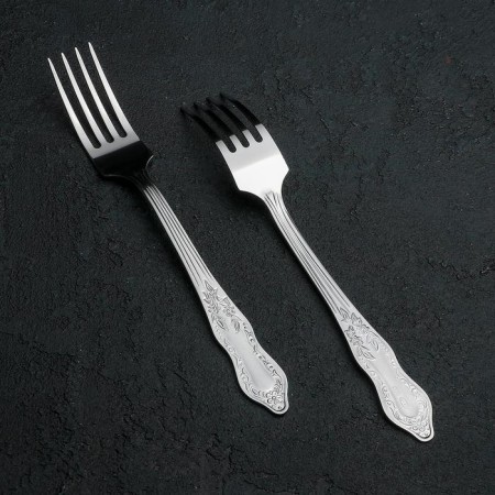 Dining room "Slav", h = 19 cm, thickness 1.2 mm, silver color