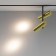 Track lamp Technical TR005-2x12W3K-BBS, LED, 24 W, 193x160x362 mm, 1517 lm, 3000k, black, brass