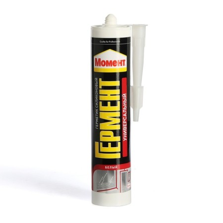 Sealant moment a herment, silicone, universal, white, 280 g