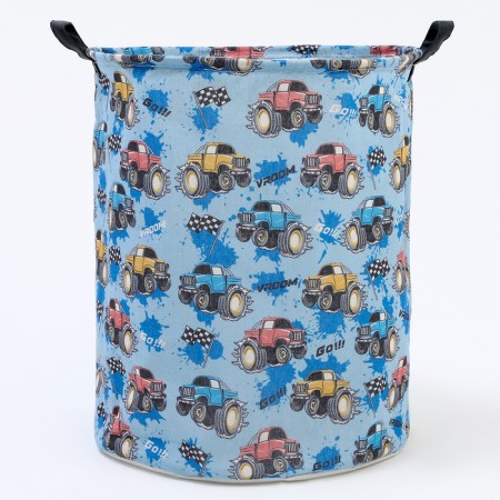 Basket for toys "Machines" 48 × 40 × 40 cm
