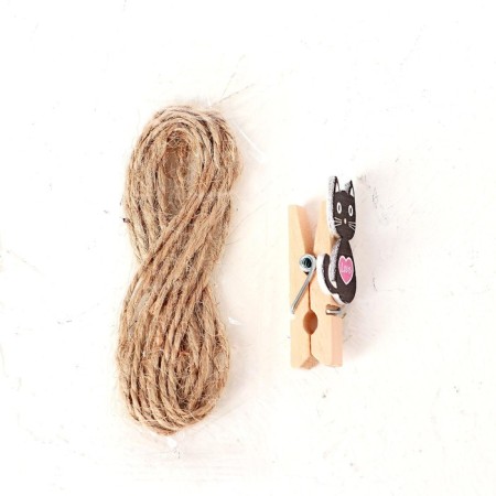 Set of decorative clothespins "cats" set of 10 pcs.-2