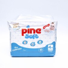 Disasters Pine Soft 4+ Maxi Plus (9-16 KG), 32 pcs