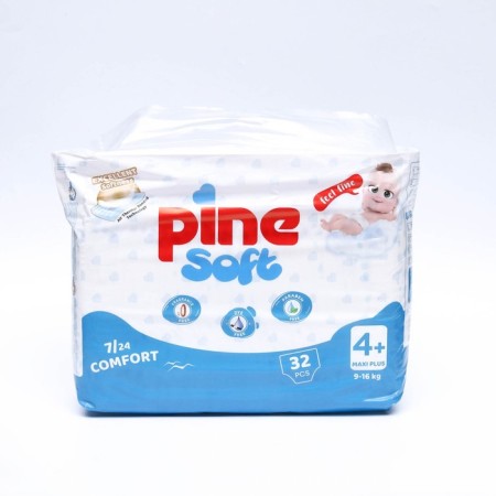 Disasters Pine Soft 4+ Maxi Plus (9-16 KG), 32 pcs