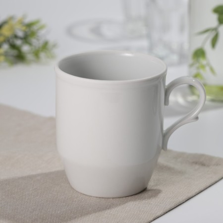 White mug, 350 ml, porcelain