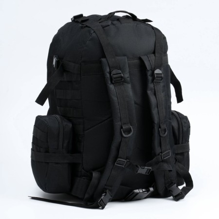 Tactical backpack "Storm Tactic" male, slings molle, pouches, 50 l, black-1