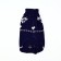 Clothing for dogs. Knitted sweater with "New Year" ornament, blue, size L