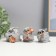 Figures "Owl Musical Trio" set of 3pcs, 5cm, gray