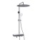The shower system Wasserkraft a113.117.155.ch Thermo, tropical shower, thermostat, chrome/white 1011511
