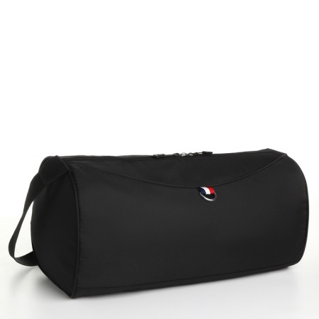 Sports bag with lightning, external pocket, long belt, black color-1