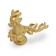 Cappio Pro Pro Pro “Deer” handle 66 x 55 mm, color gold