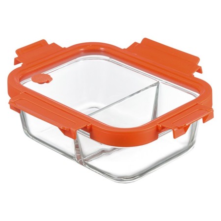 Smart Solutions baking and storage container, rectangular with separators, 1 l, red color-11