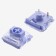 Wireless Mechanical Keyboard QMK Nuphy Air60V2, 64 keys, RGB backlight, Wisteria 108244