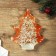A plate in the form of a Christmas tree "Tender New Year", 16.5x19.5 cm