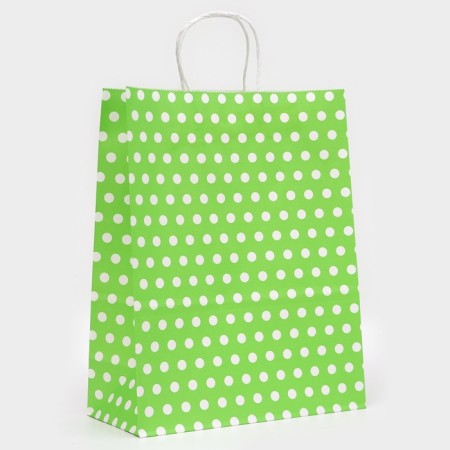 Crafts, green in white peas, 33 x 26 x 12 cm-1