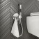 IDDIS 003SBR08 bidetor, with hygienic shower, built -in, chrome
