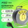 Luazon Lighting Eco extension cord, 4 sockets, 20 m, 10 A, PVS 3x0.75 mm2, with salary, ip20