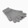 Women's gloves minku, gray color, 21 cm