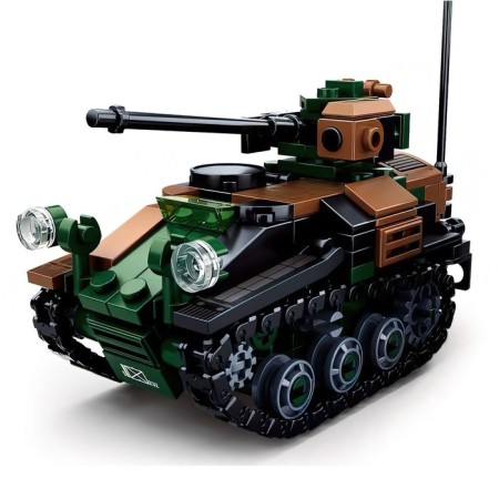 Designer of Model "Tank", 2 assembly options, 245 parts-3