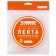 Bilateral tape ABRO OE-12-R, on a foamed basis, heat-resistant, white, 12 mm x 5 m