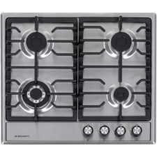 Hon surface Delvento V60V41M011, gas, 4 burners, silver