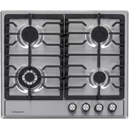Hon surface Delvento V60V41M011, gas, 4 burners, silver