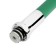 Pour for the Zein mixer, 3/4 ", flexible, silicone, stainless steel, 50cm, plastic mesh, green