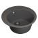 Quartz-quartz kitchen-quartz Uperwood Quartz UPD-01, round, color 03 gray
