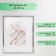 Photo frame Plastic "Mira" 40x50 cm, 211 gold (plastic screen)