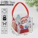 PVS gift box, Santa Claus, 10 x 10 x 10 cm, New Year