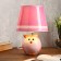 Lamp children's ceramics "Pink bird" 1x40W E14 20x20x30 cm Risalux