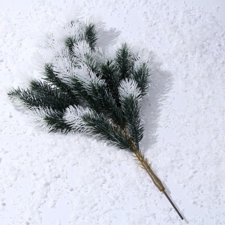 Decor "Branch of Frosty spruce"-3