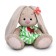 Soft toy "Bunny mi in a striped dress", 15 cm